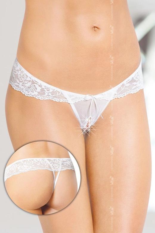 Dámske erotické tangá SoftLine collection 2443 white